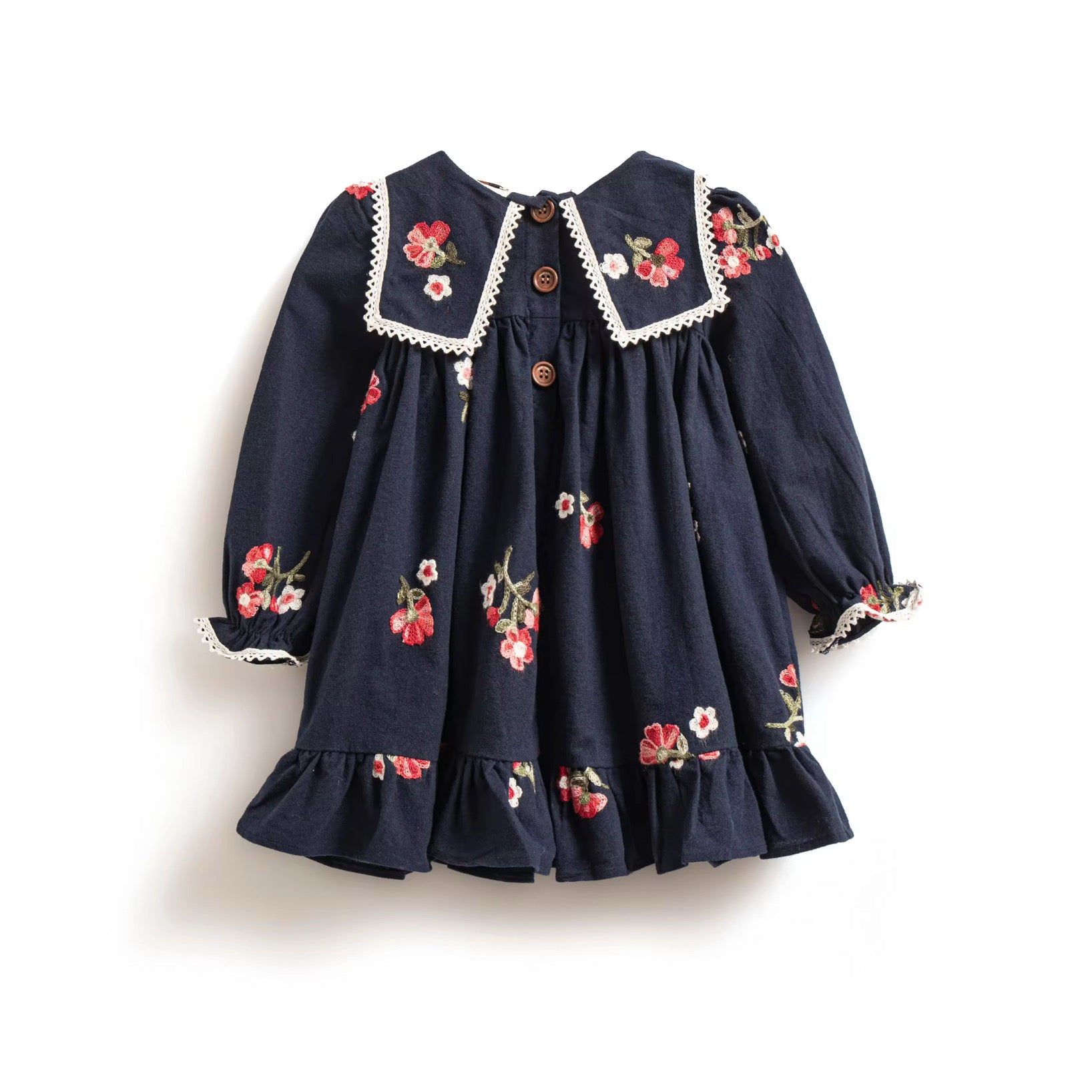 Violet brushed cotton dress