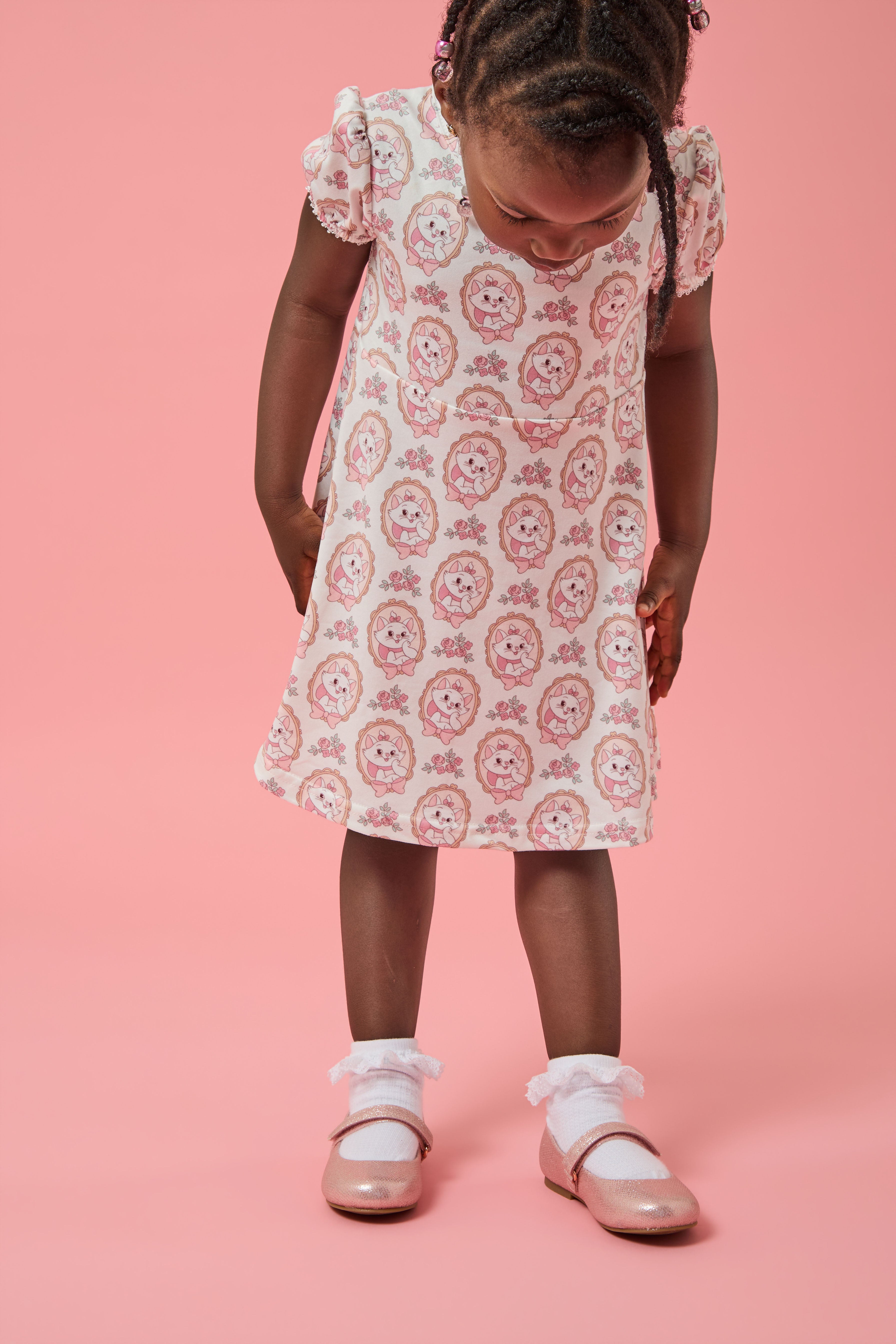 Pink kitty essential dress