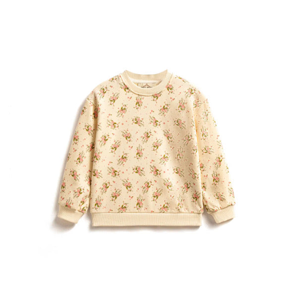 Spring floral sweatshirt