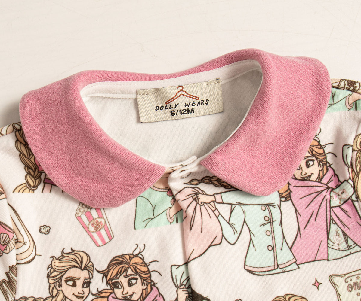 Princess sleepover sleepsuit
