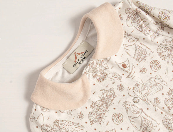 Ocean princess unisex sleepsuit
