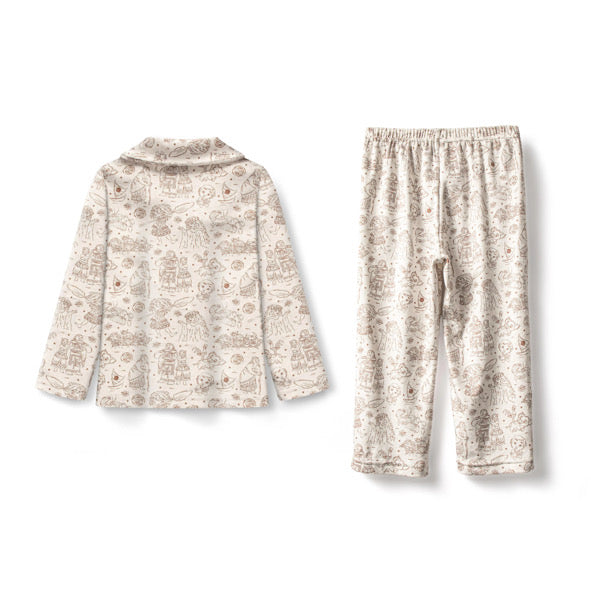 Ocean princess buttoned pyjamas