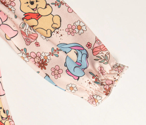 Bear and piglet sleepsuit