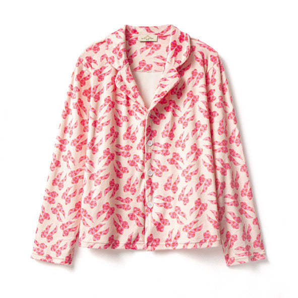 Bows & hearts women’s buttoned pyjamas