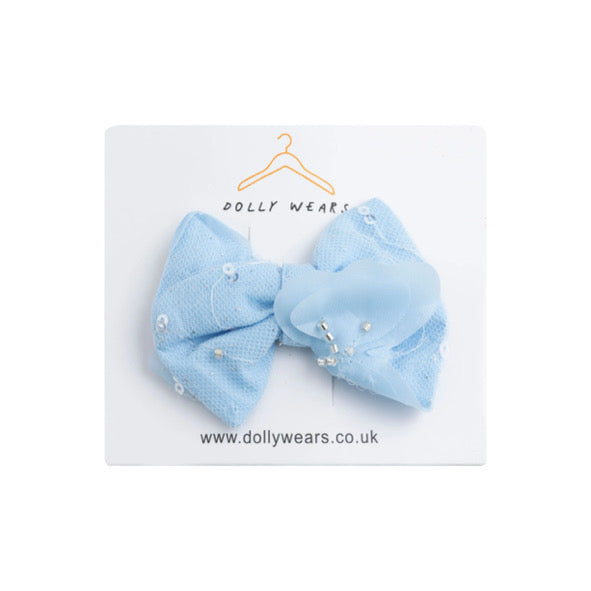 Butterfly kisses hair accessories (blue)