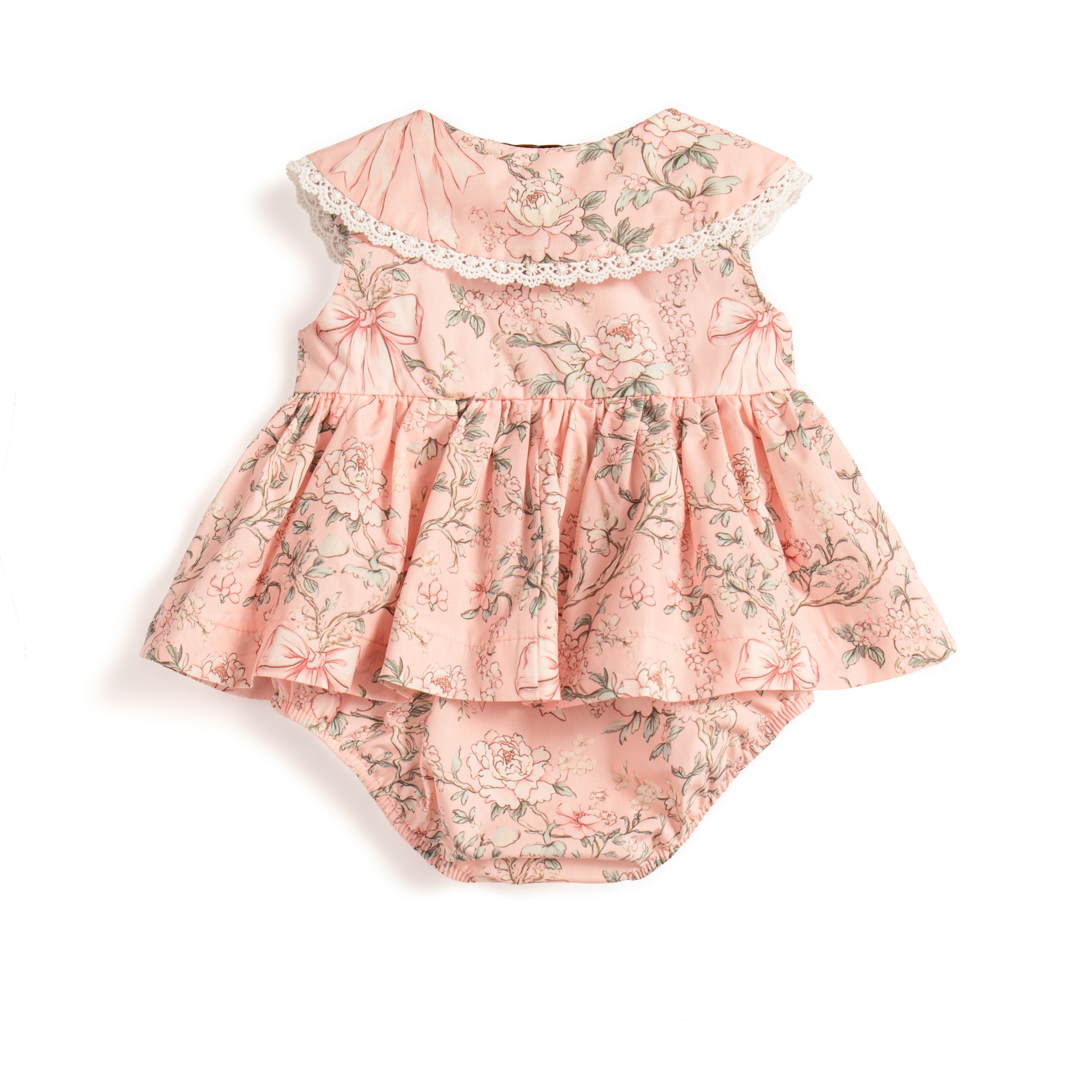 Rose meadow romper
