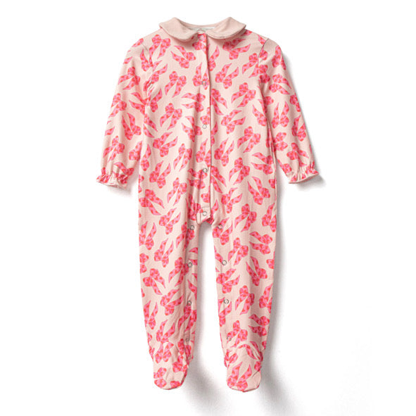 Bows & hearts sleepsuit