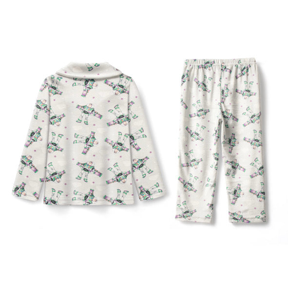 To infinity buttoned pyjamas