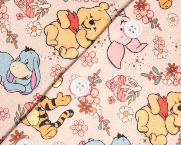 Bear and piglet buttoned pyjamas