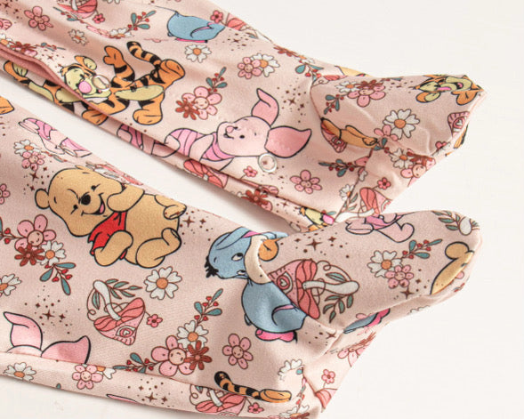 Bear and piglet sleepsuit