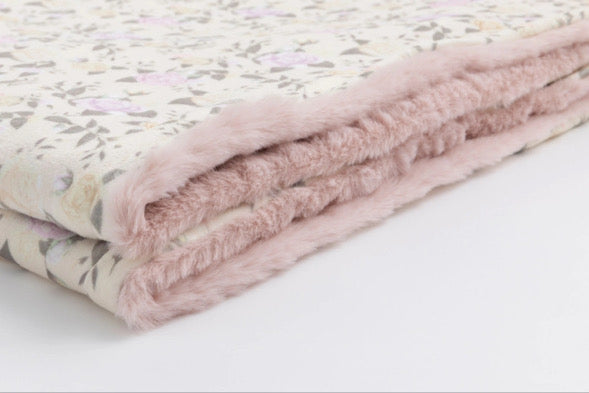 Lemon floral blanket