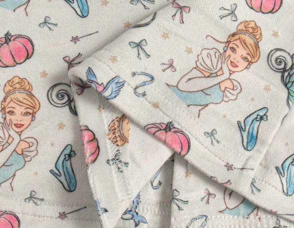 Glass slipper buttoned pyjamas