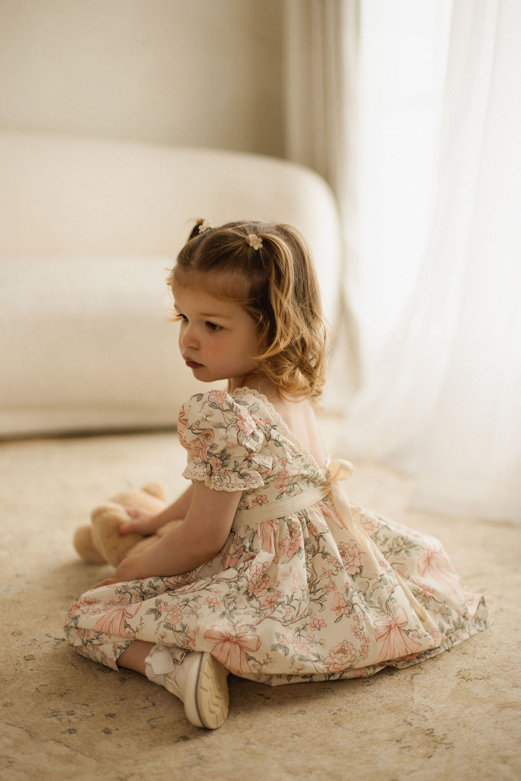 Vintage bow garden dress