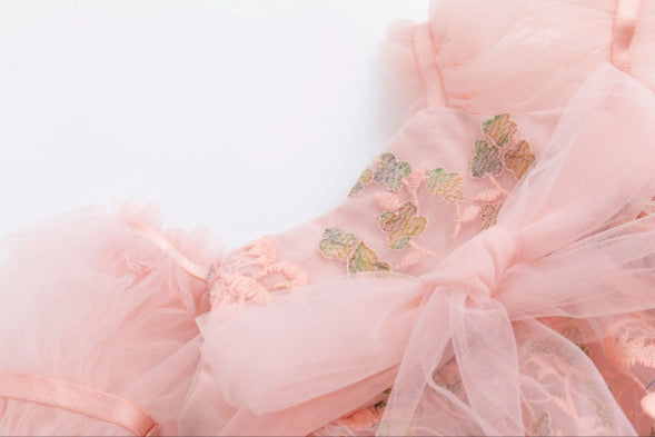 Butterfly kisses romper (pink)