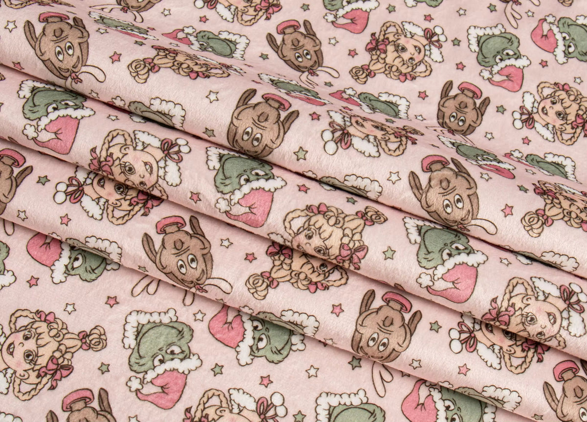 Mean one pink blanket