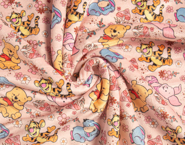 Bear and piglet blanket