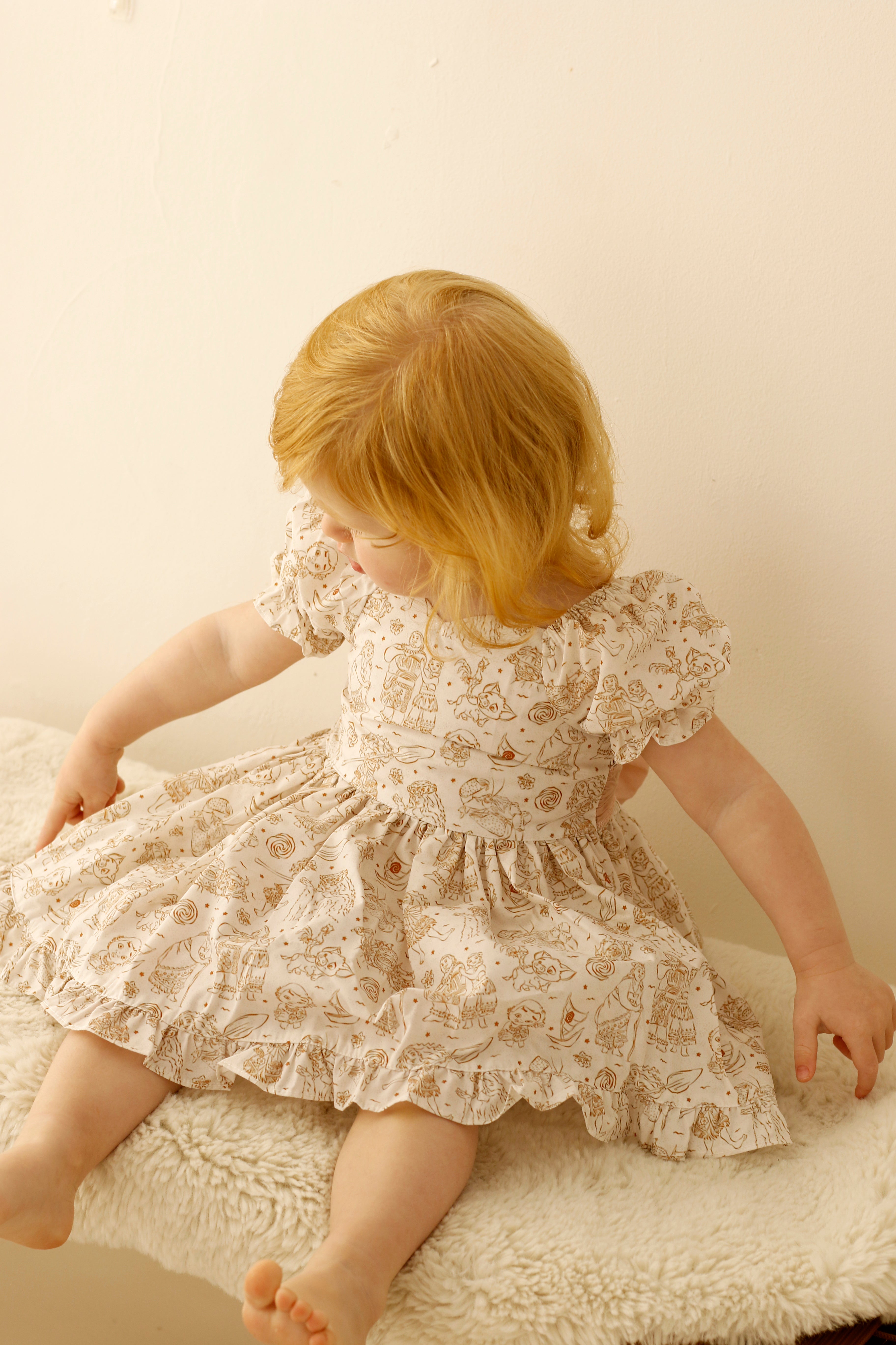 Ocean princess tie back dress