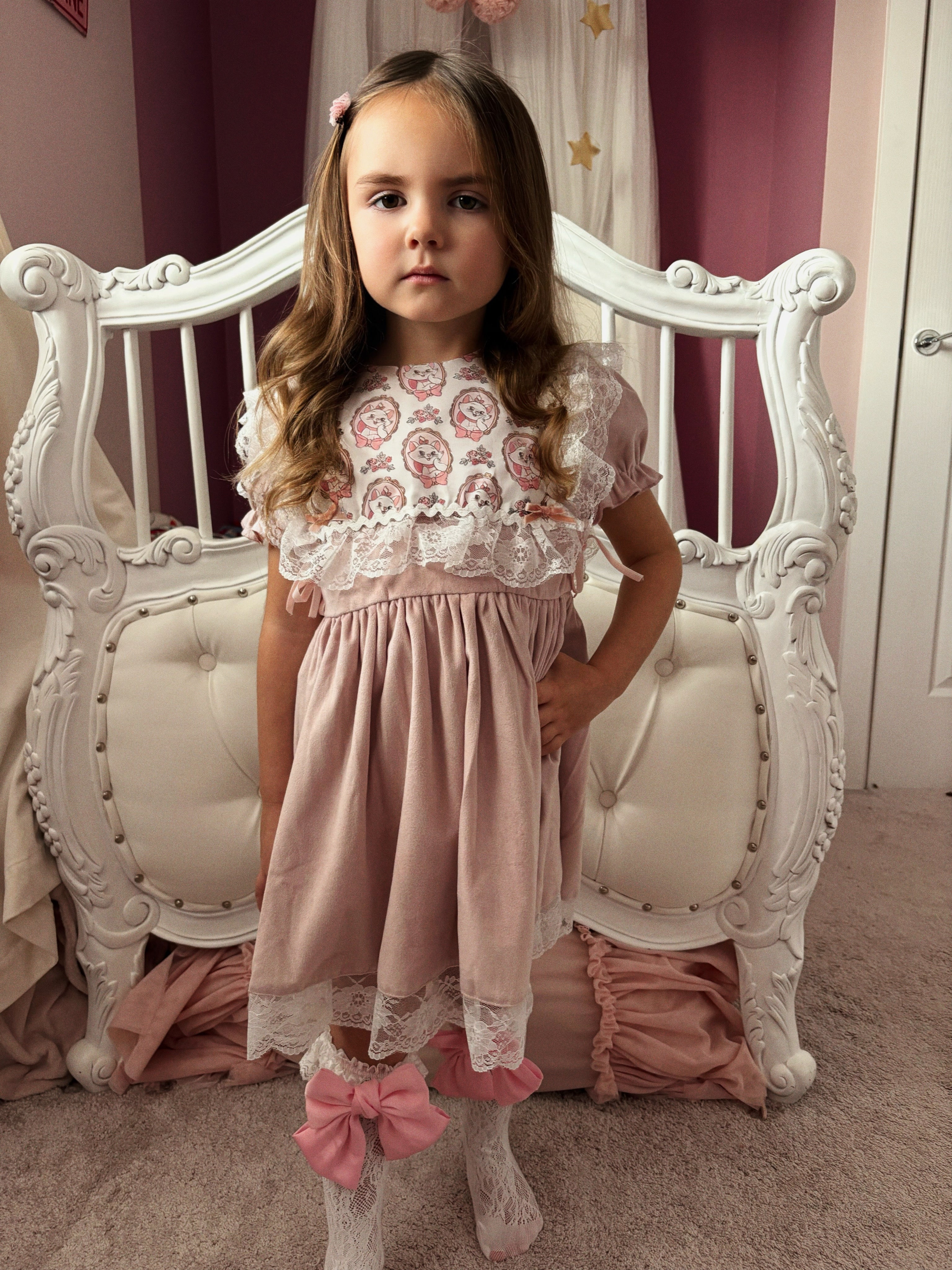 Pink kitty dress
