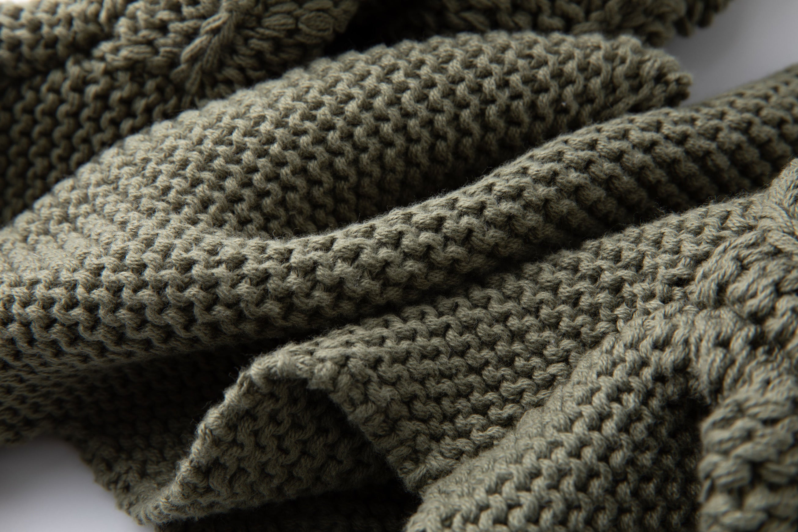 Khaki knitted bolero