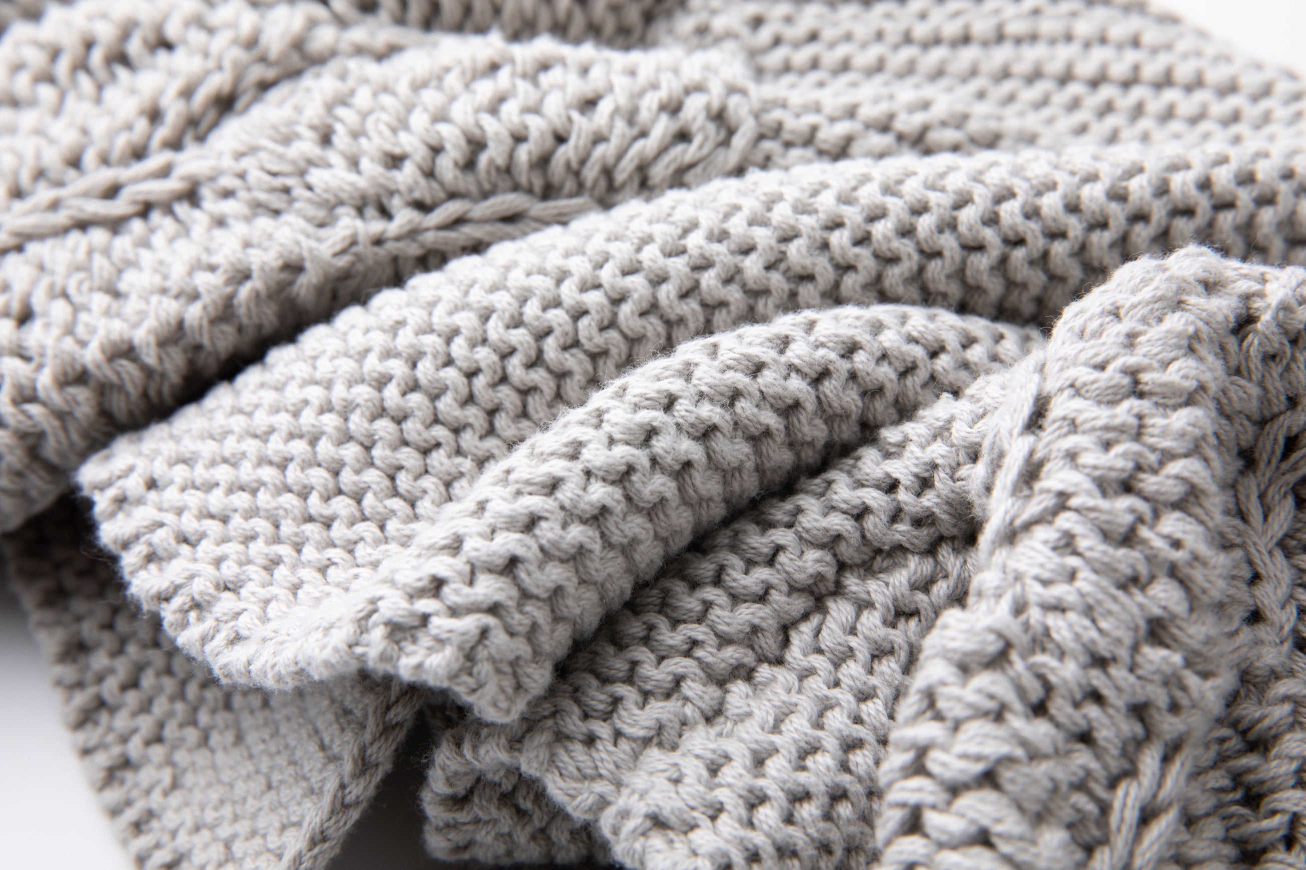 Grey knitted bolero