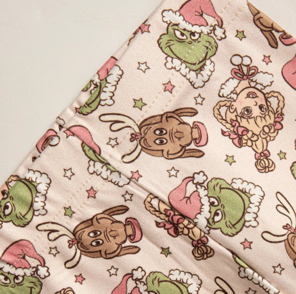 He’s a mean one inspired leggings