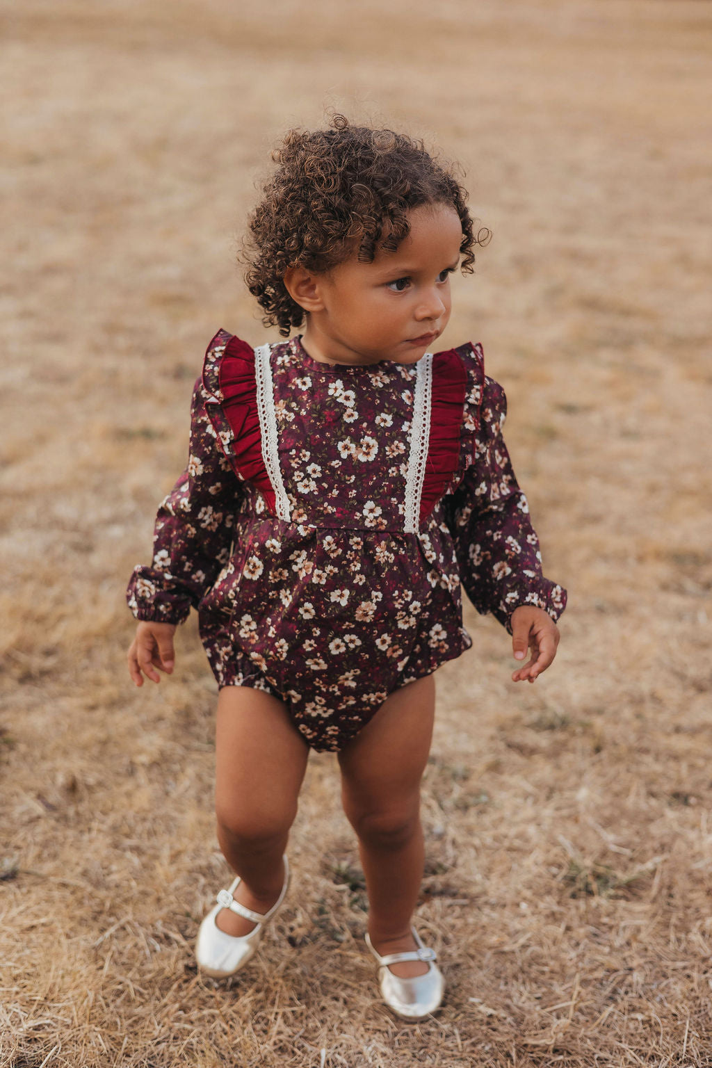 Mulberry tie back romper (coming soon)