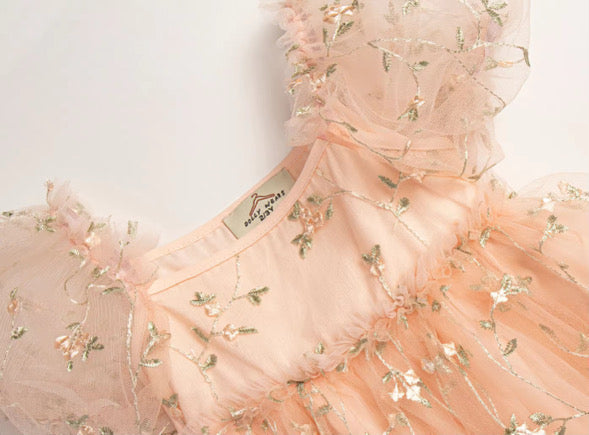 Tear drop lace dress