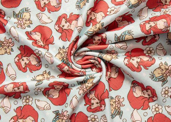 Mermaid shell pyjamas shorts set