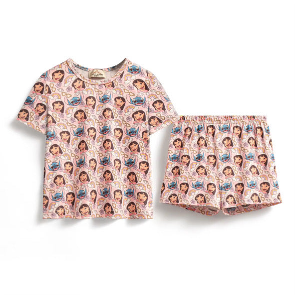 Pink rainbow Ohana pyjamas