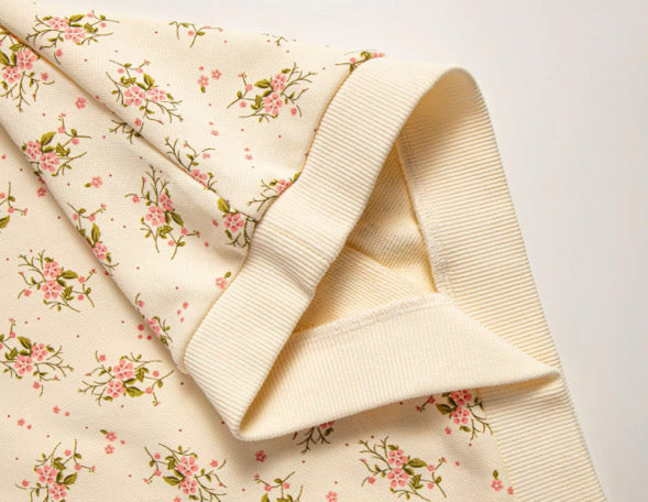 Spring floral sweatshirt