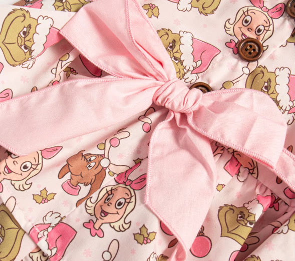 He’s a mean one romper