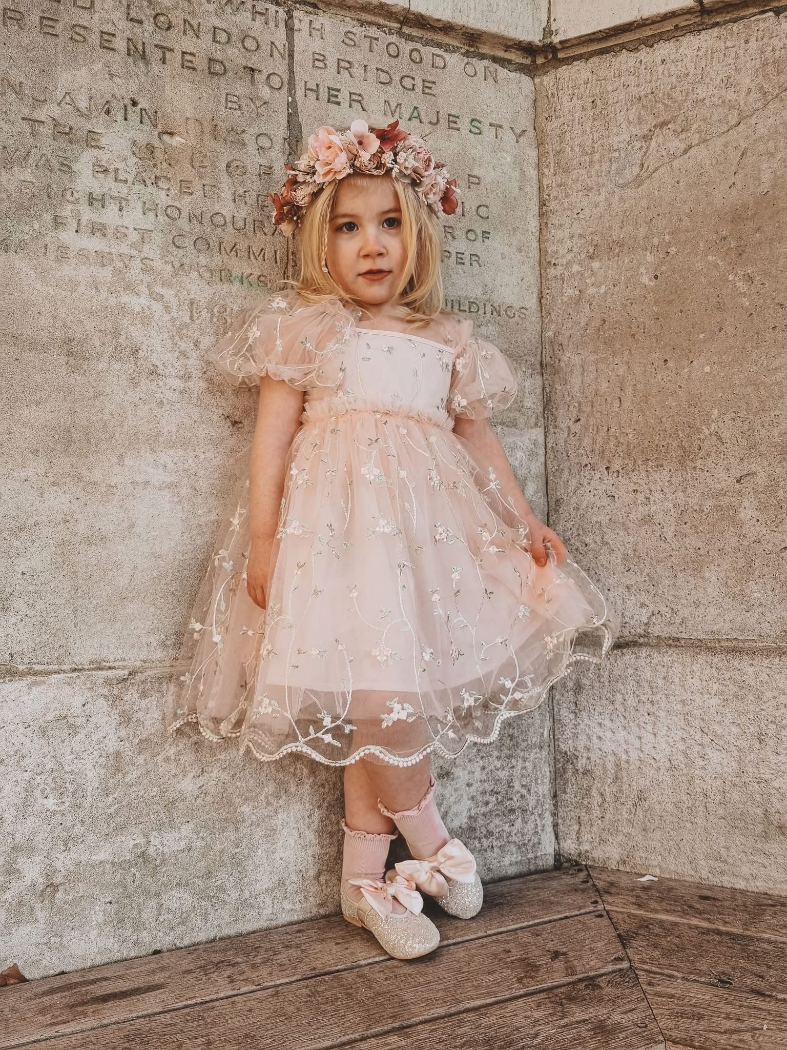 Tear drop lace dress