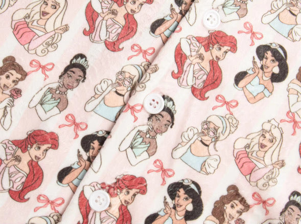 Girl gang bow adult buttoned pyjamas