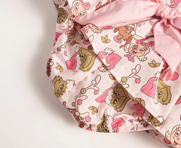 He’s a mean one romper