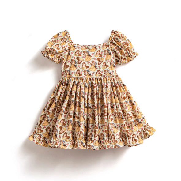 Beauty princess tie back dress