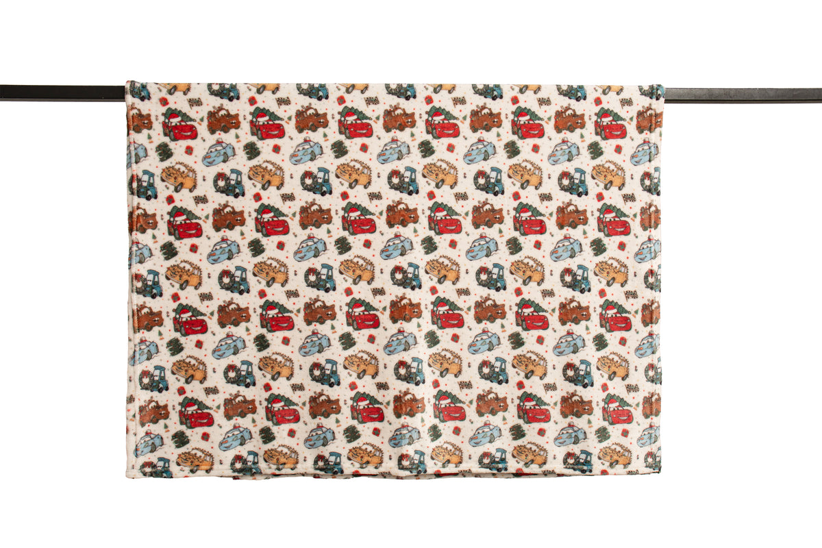 Cars Christmas blanket