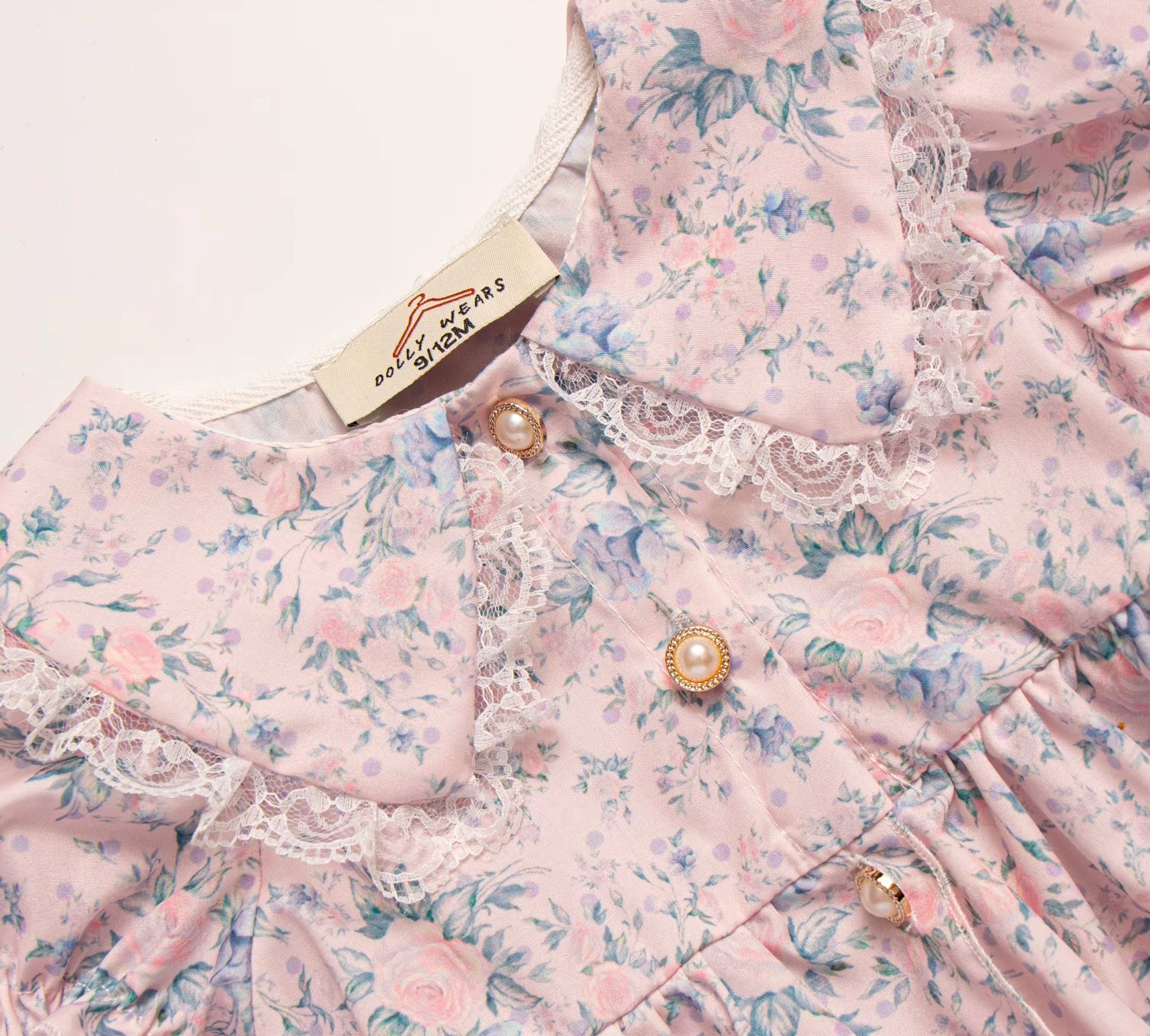 Maya pearl buttoned romper