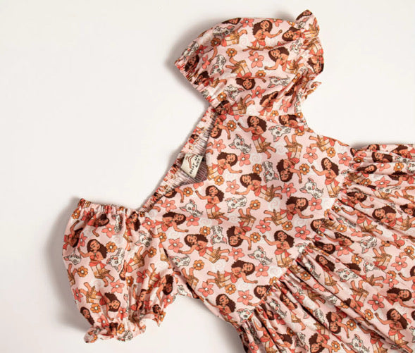 The ocean is calling tie back dress