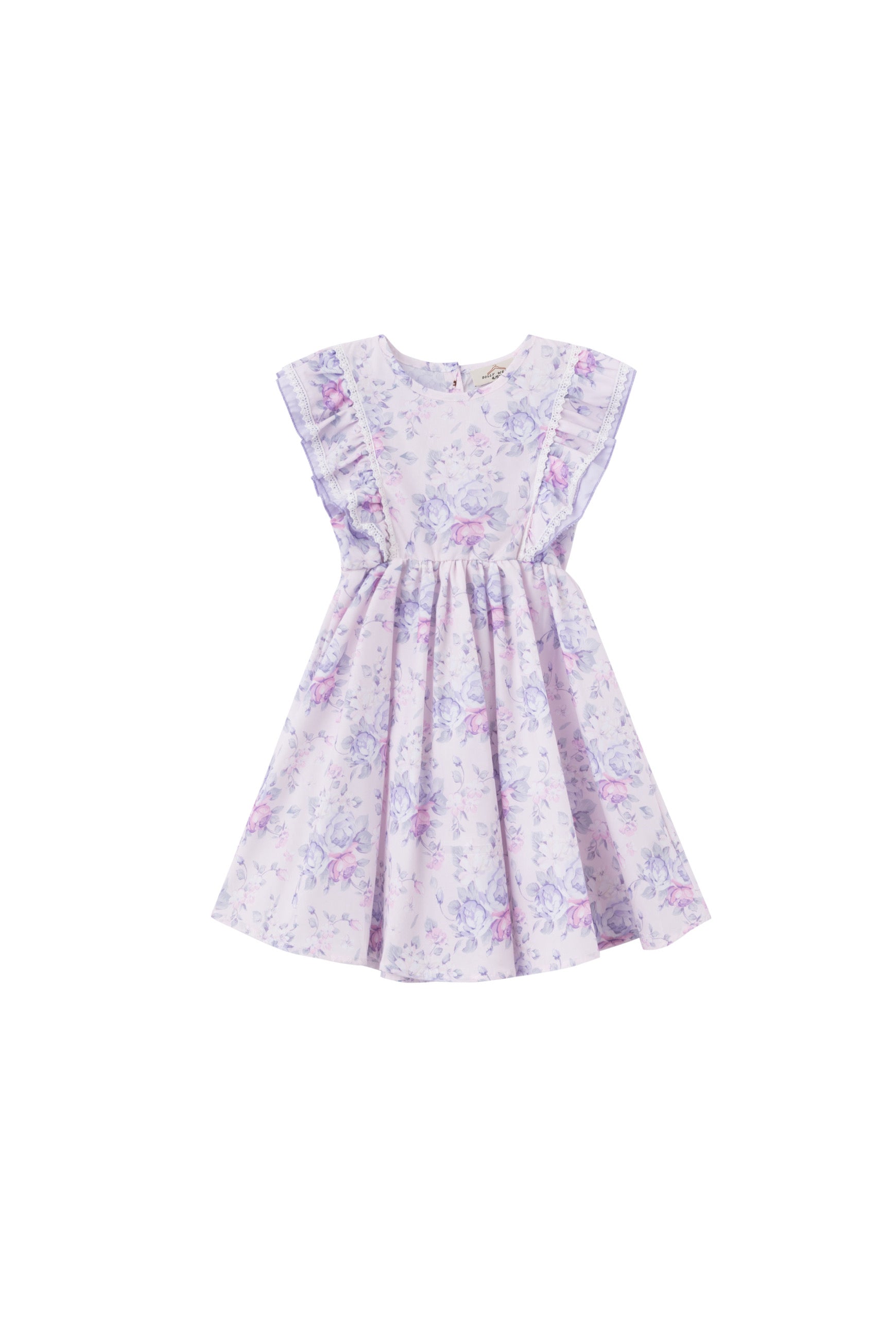 Lilac peony dress