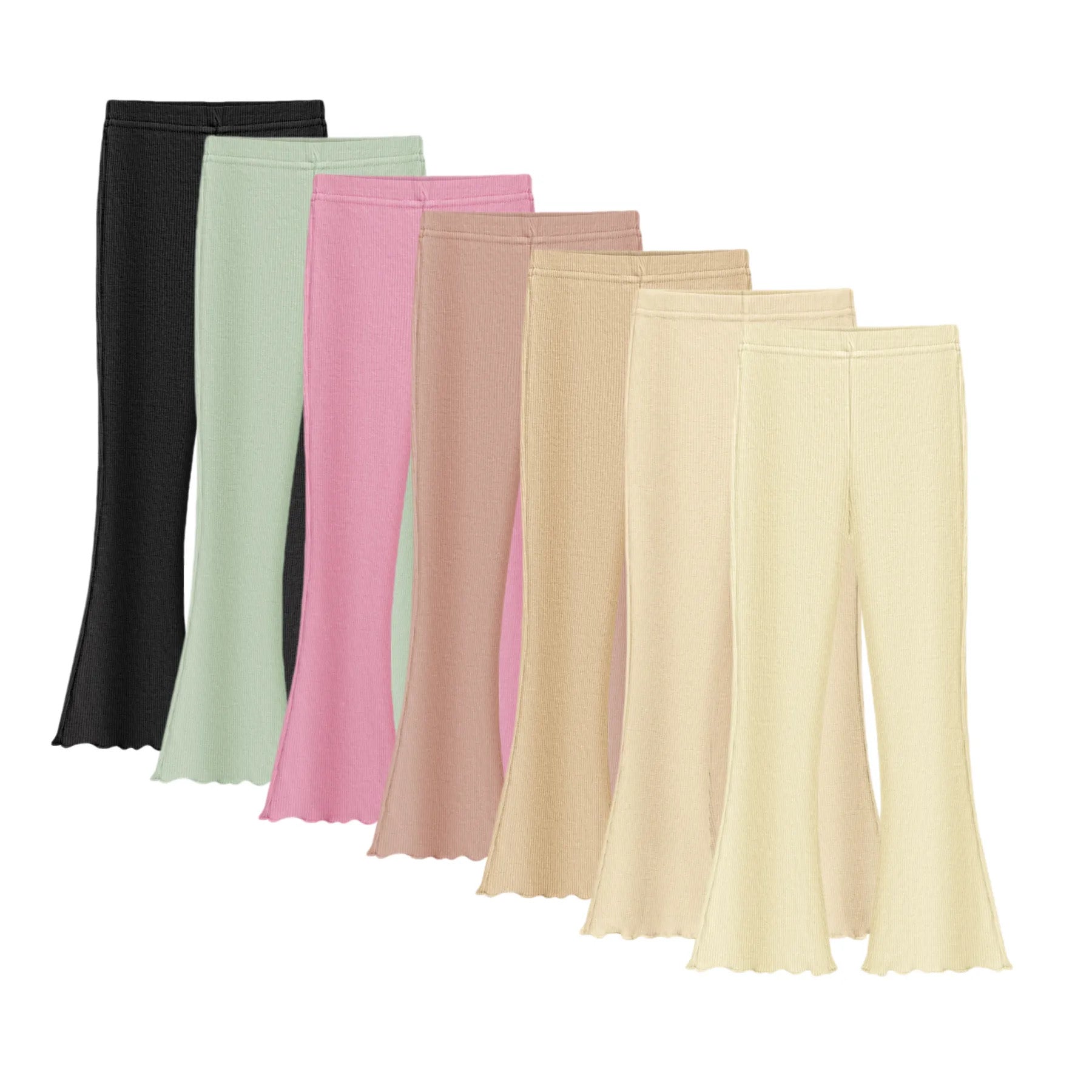 Ribbed flare leggings (STRICTLY ONE PAIR PER ORDER/CUSTOMER)