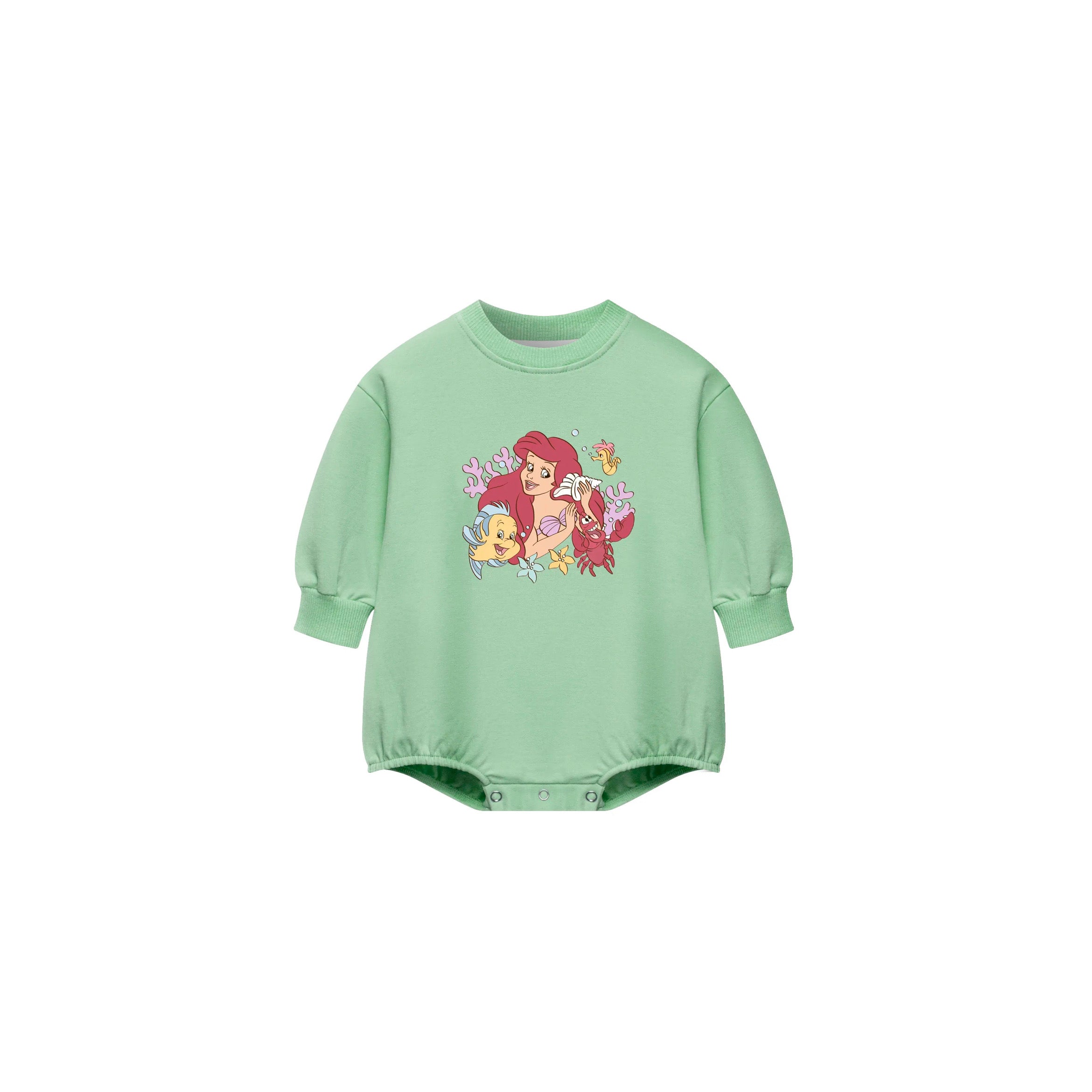 Under the sea inspired sweatshirt romper Please read description before ordering (STRICTLY ONE SWEATSHIRT PER ORDER)