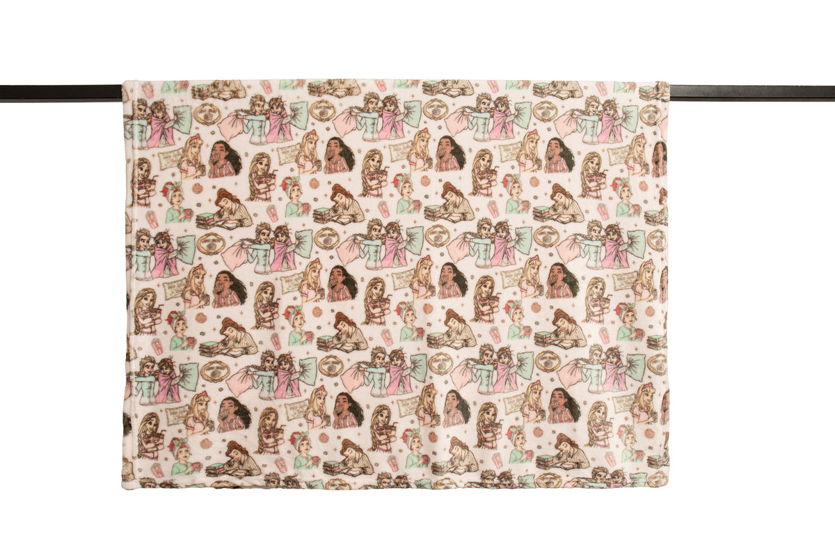 Princess sleepover blanket