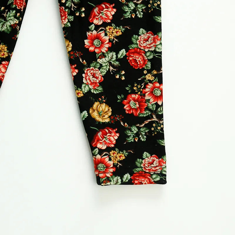 Blossoming rose leggings
