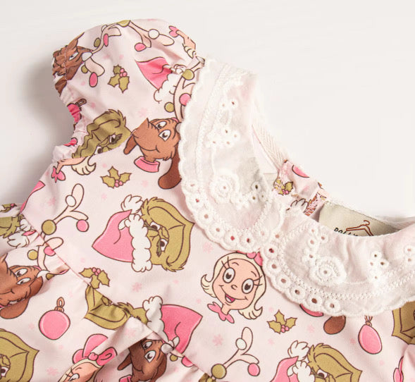 He’s a mean one romper