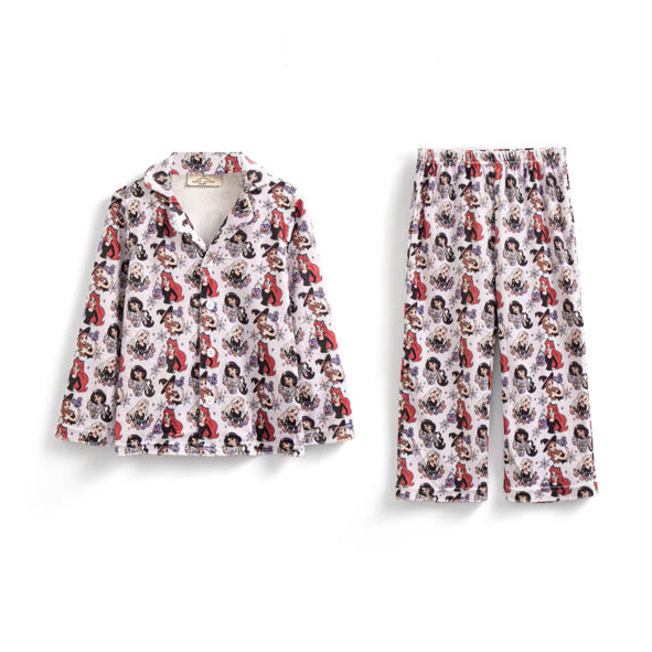 PRE ORDER Halloween girl gang buttoned pyjamas (latest dispatch 20th of October)