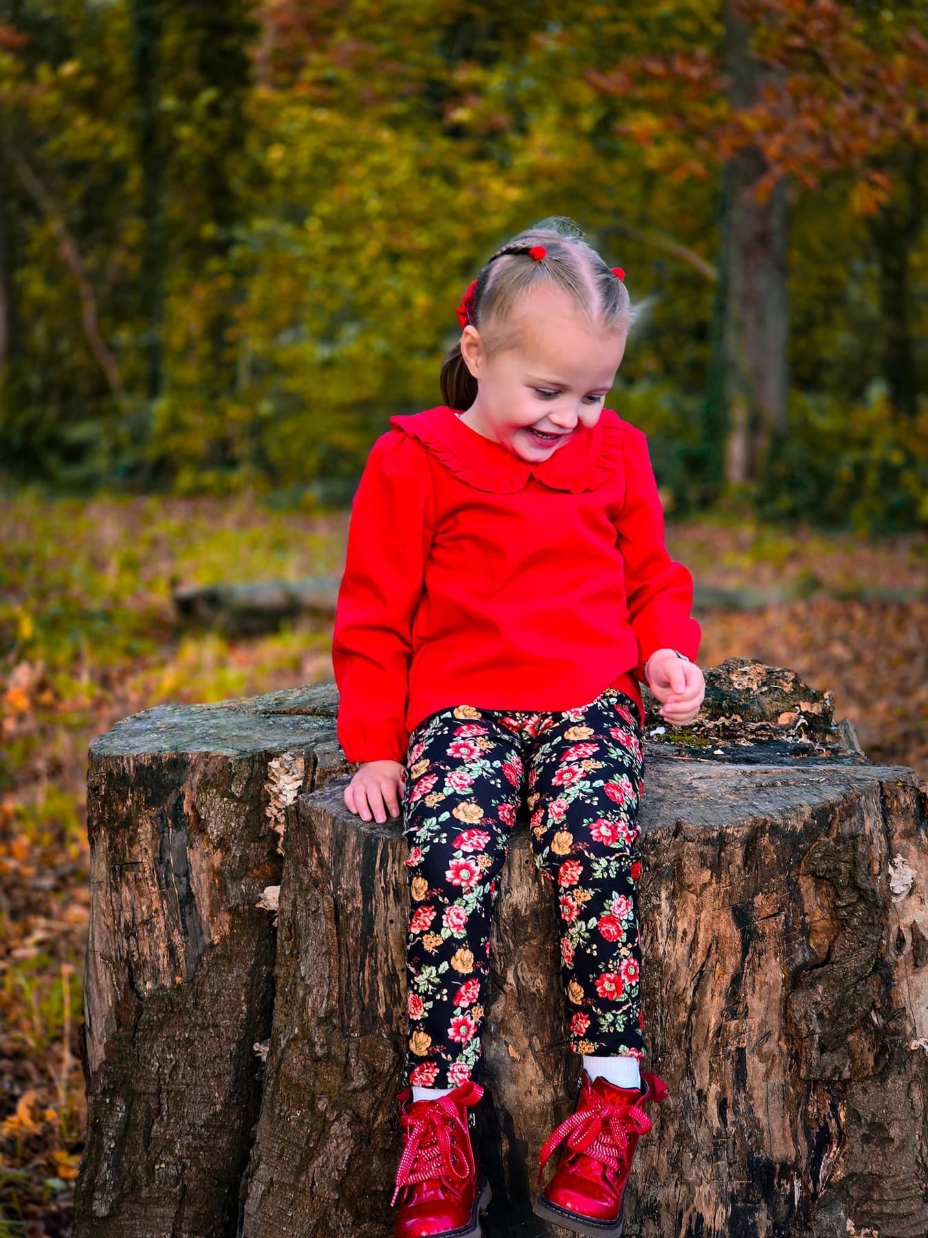 Blossoming rose leggings