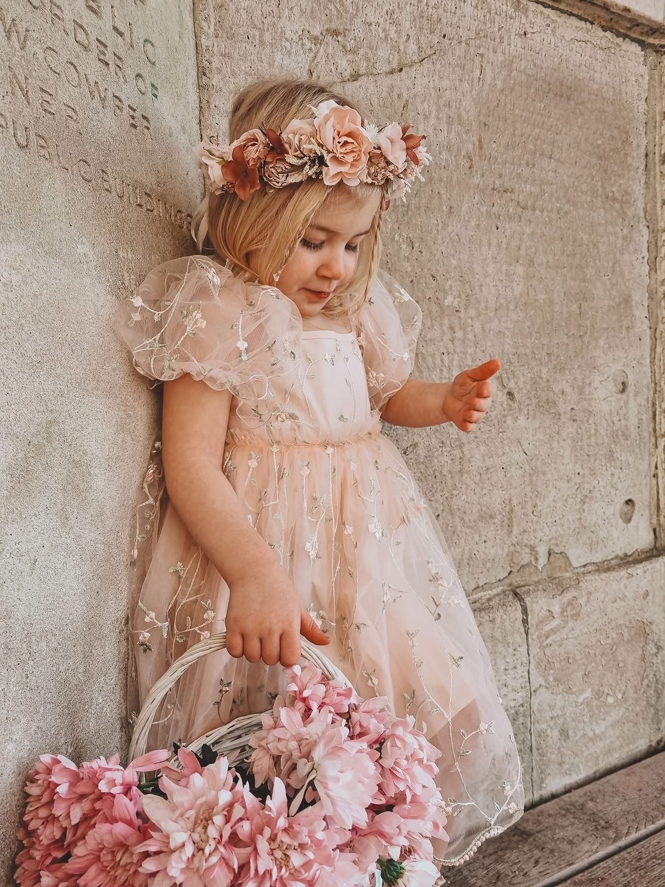 Tear drop lace dress