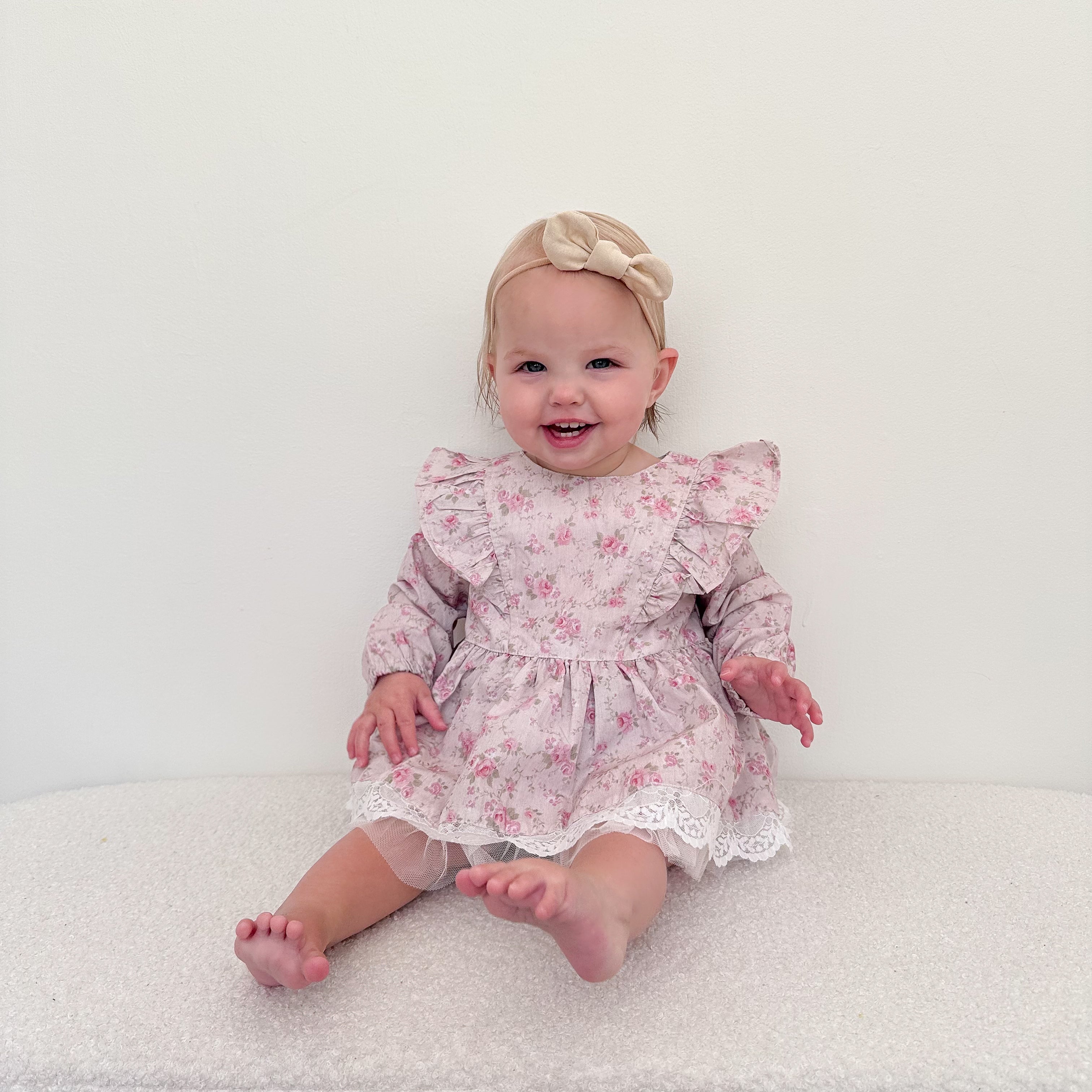 Anais lace trim romper