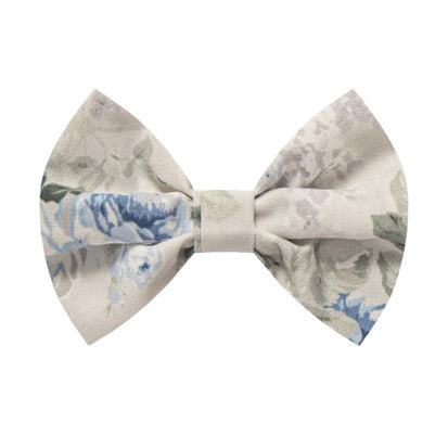 Blue floral hair accessory