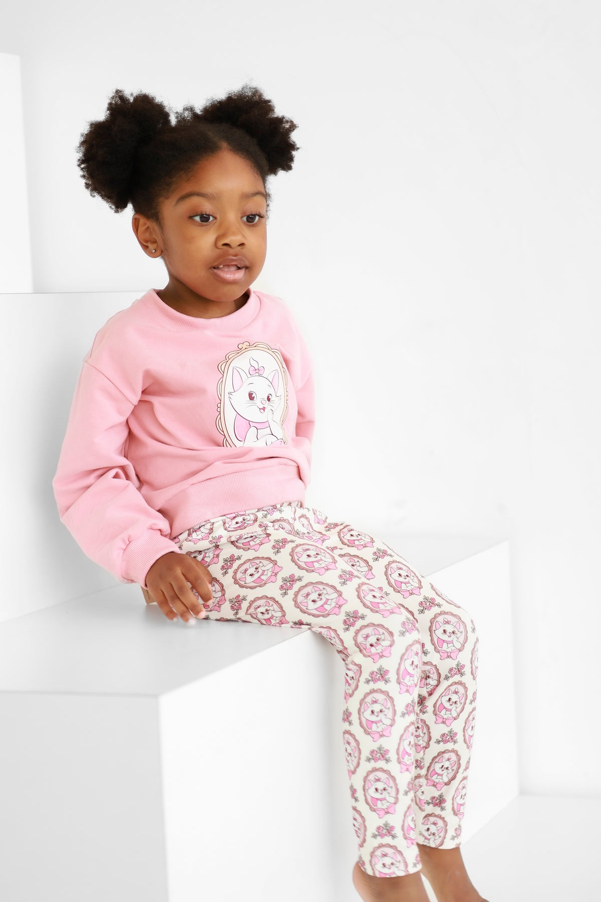 Pink kitty sweatshirt